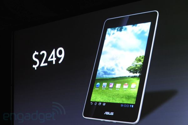 Tablet Asus + Nvidia a 249 dolares