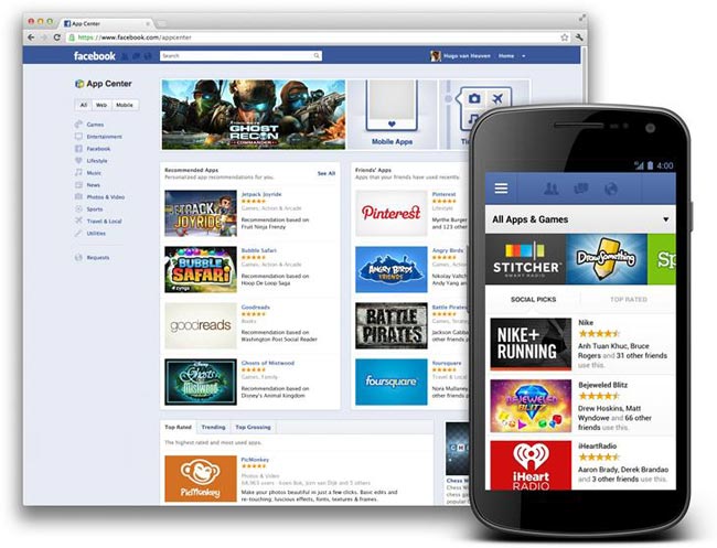 Facebook Lanza Oficialmente Su Store “App Center”