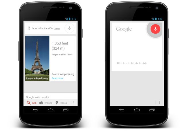 Android Jelly Bean Mejora Increíblemente su reconocimiento de Voz y Supera A Siri