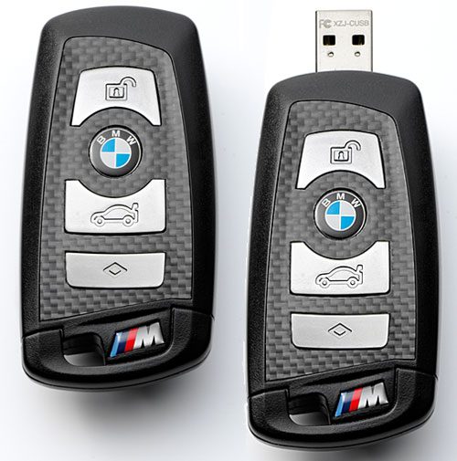 BMW Elegante Control Remoto Para Alarma Con 8GB USB Flash