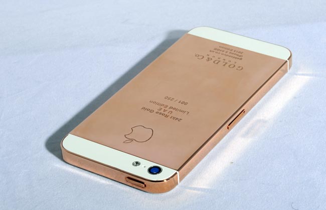 Conoce Los iPhone 5 De Oro De 24 Quilates Edición Limitada