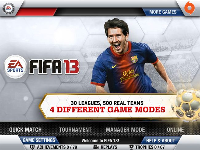 FIFA 13 Disponible En iOS (iPad, iPod, iPhone)