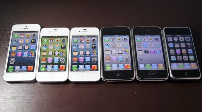 Todos Las Generaciones De iPhones Son Comparados En Un Vídeo