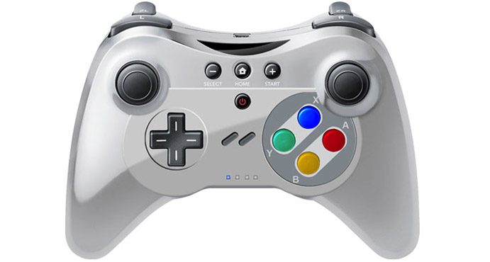 Wii U Pro Controller inspirado en el SNES