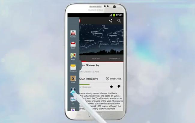 Samsung Libera Nuevo Vídeo Demostrativo Del Galaxy Note 2
