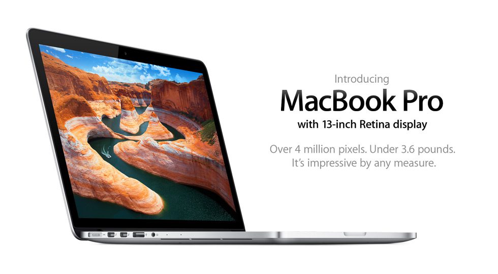 Confirmado! Apple Anuncia Macbook Pro de 13 Pulgadas Retina Display