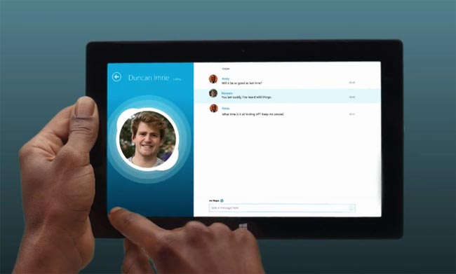 Microsoft Demuestra El Poder De Skype Para Windows 8 (Vídeo)