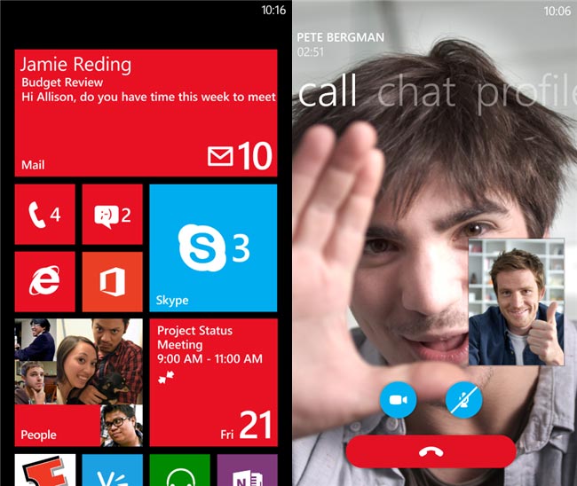 Vídeo De Skype Para Windows Phone 8 En Acción