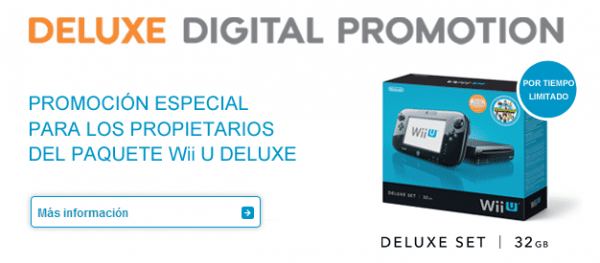 Promoción Deluxe Digital para propietarios de un Wii U Deluxe