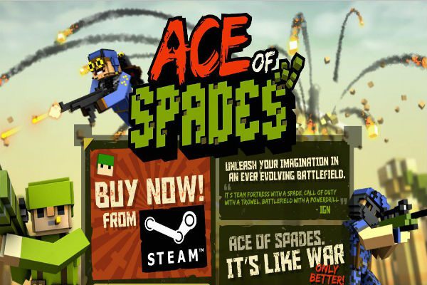 Trailer: llega Ace of Spades al puro estilo Minecraft