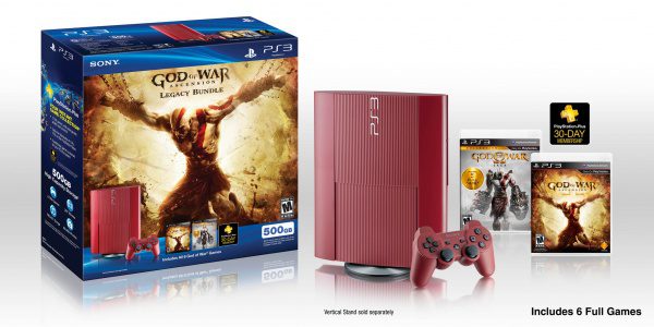 Sony Confirma Precioso Paquete Especial De #Playstation 3 De God of War: Ascension Color Rojo Con 8 Juegos! #PS3