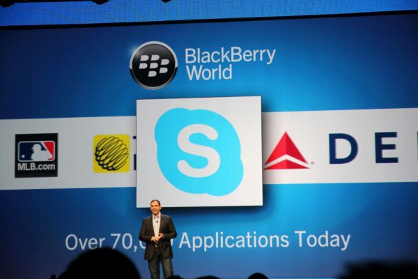 Skype Arriba A #Blackberry 10