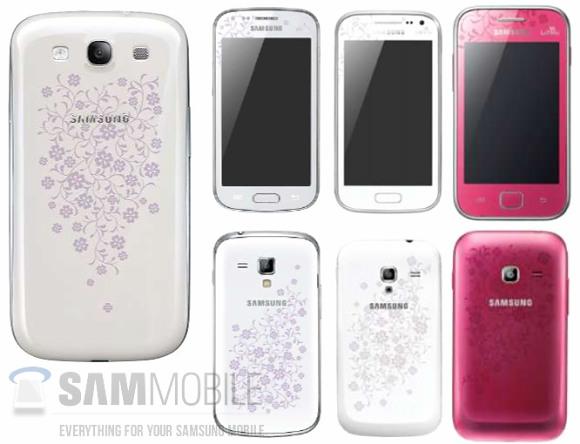 #Samsung Galaxy Se Embellece Con La Nueva Serie De Smartphones Artísticos Llamados “La Fleur 2013”