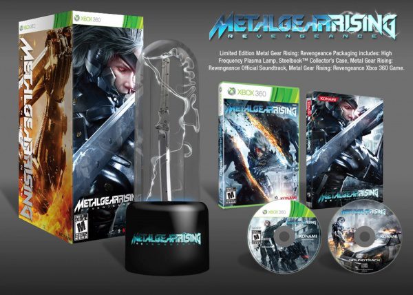 La Edición Limitada De Metal Gear Rising Vendrá Con Una Lámpara De Plasma Real