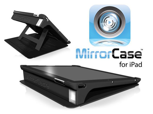 #MirrorCase Primera Funda Para #iPad Con La Que Para Grabar Vídeo No Es Necesario Cargar La Tableta