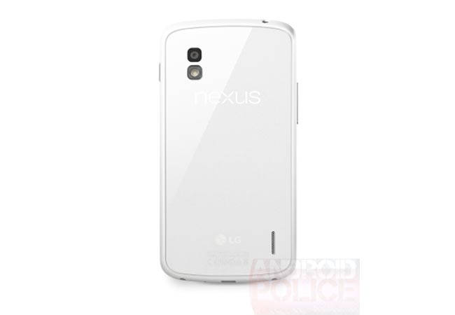 Nexus 4 En Color Blanco Posa Para La Cámara