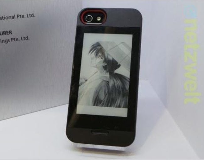 Gajah E Ink La Funda Con Pantalla De Tinta Electrónica Que Convierte A Tu iPhone 5 Y Note II En Lector De Libros Electrónico