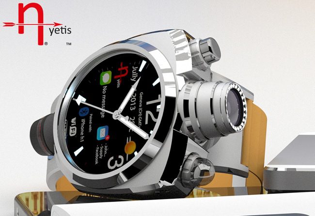 Impresionante Hyetis Crossbow #Smartwatch Con cámara De 41 Megapixeles