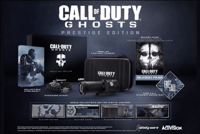 Call of Duty Ghost Edición De Colección Prestige Y Hardened Son Presentadas. (#Ghost)