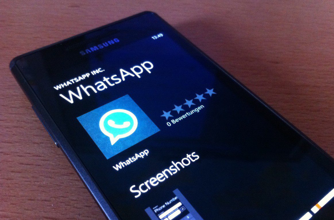 WhatsApp regresa a la tienda de Windows Phone