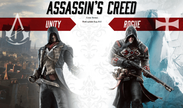 Assassin’s Creed Rogue y Unity llegan a las tiendas
