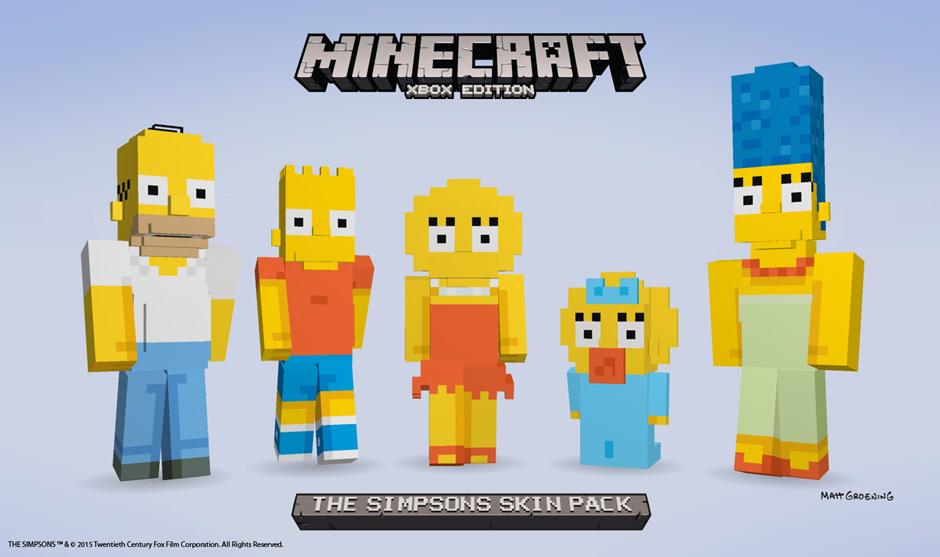 Los Simpsons llegaran a Minecraft
