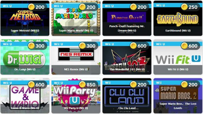 Se muestra la lista de recompensas para Club Nintendo