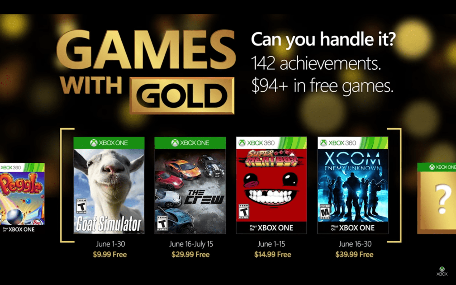 Games With Gold para Junio