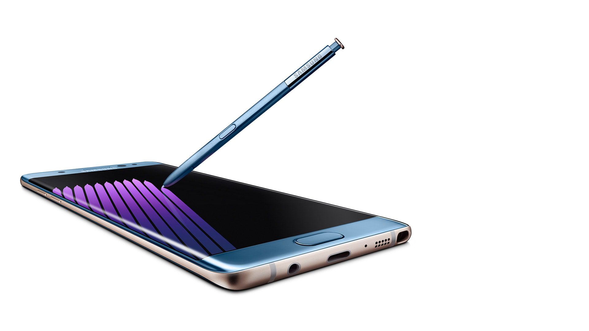 Samsung Galaxy Note 7 contra al agua, polvo e irrompible.