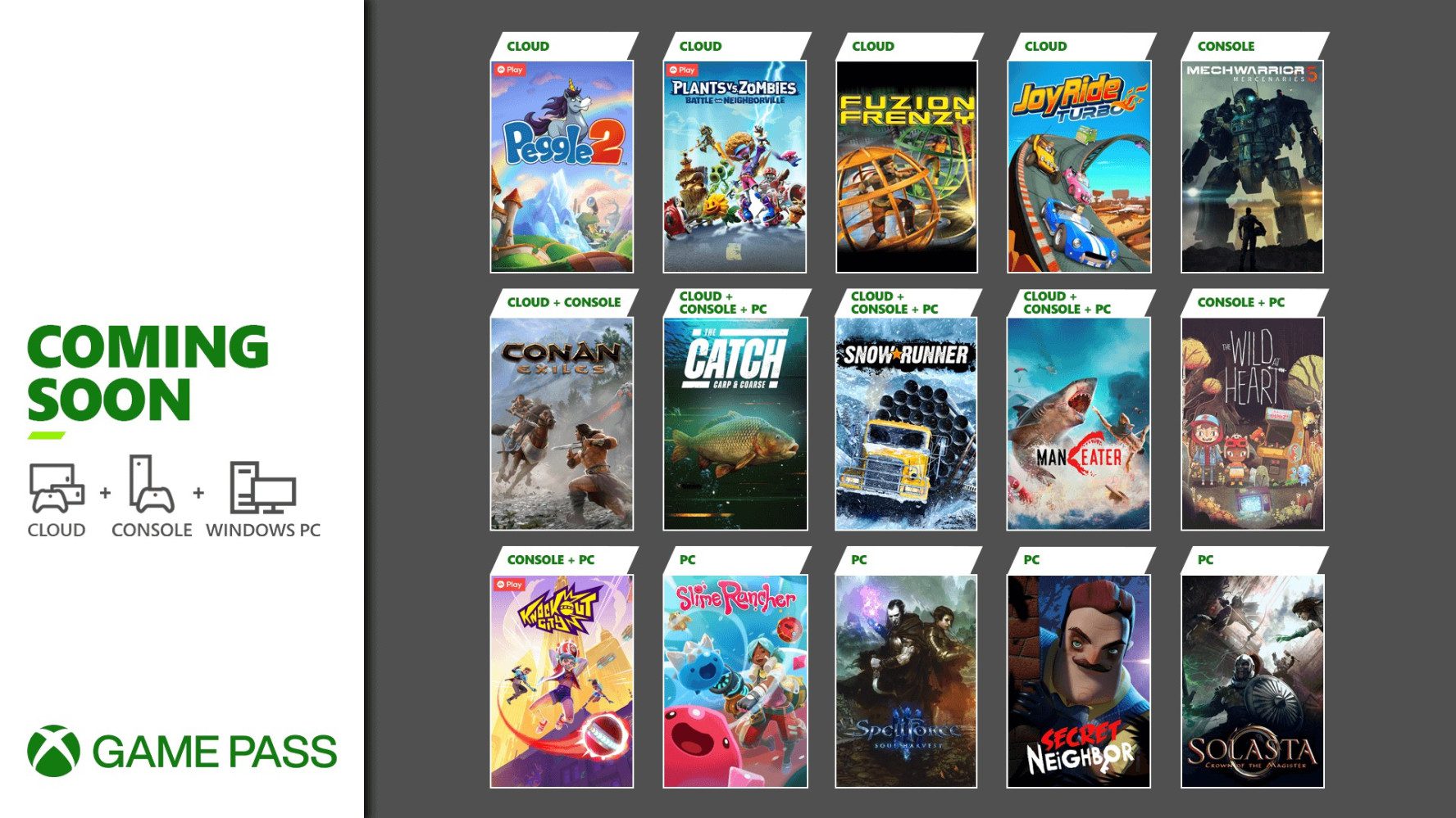 Juegos de Xbox Game Pass que llegan en el mes mayo