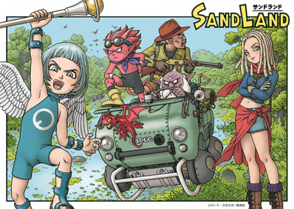 Akira Toriyama dibujo Snad Land